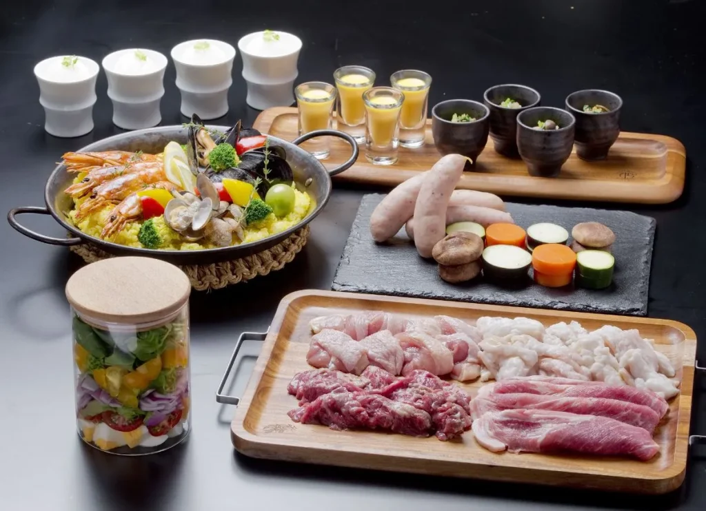 ノクターンの3800円のバーベキューのセット