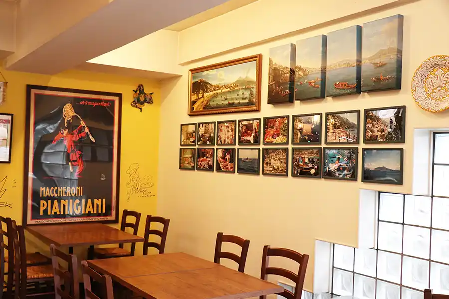 マサニエッロの店内