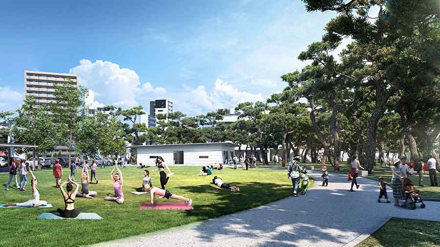須磨海浜公園の利用イメージ