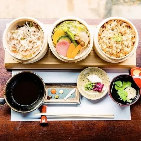 ふじ寅の蒸し野菜御膳