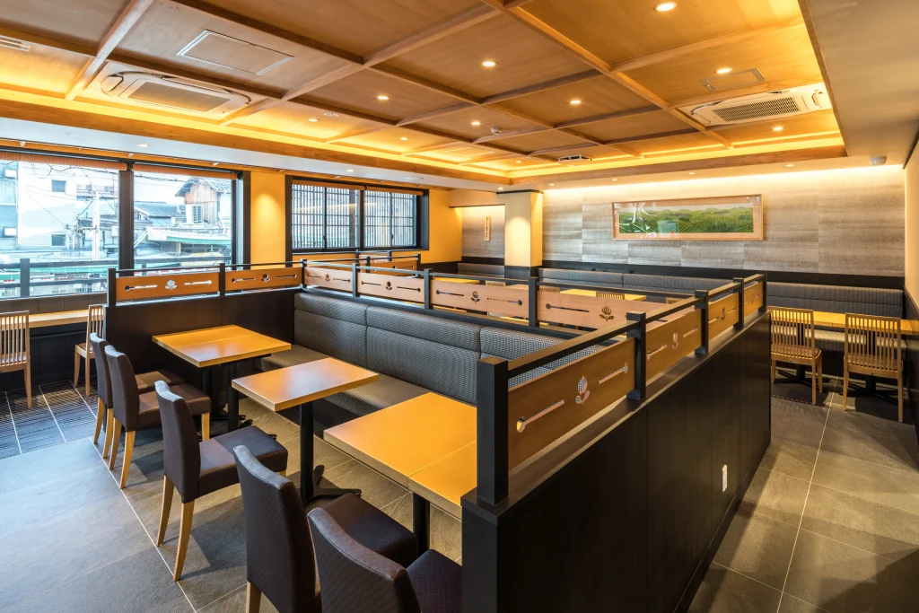 伊藤久右衛門祇園四条店の2階