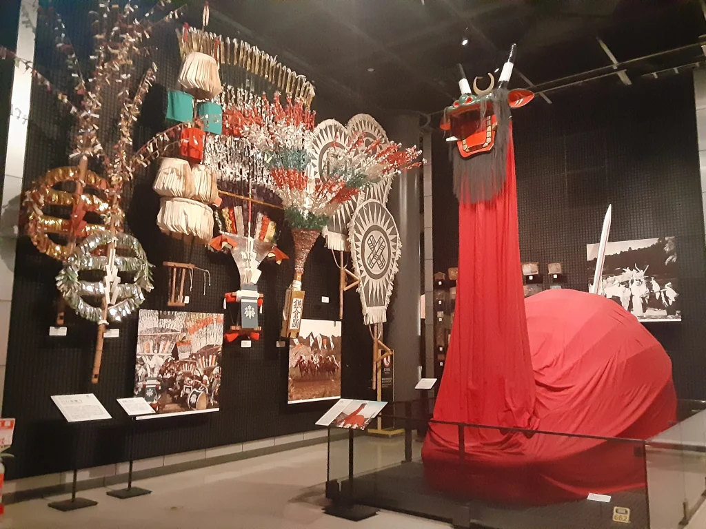 国立民族学博物館（みんぱく）東アジア展示ゾーン　日本