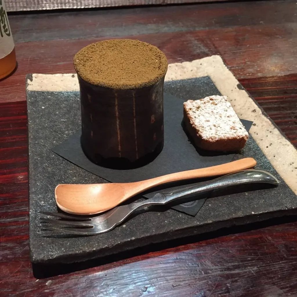 オモカフェのほうじ茶スイーツ