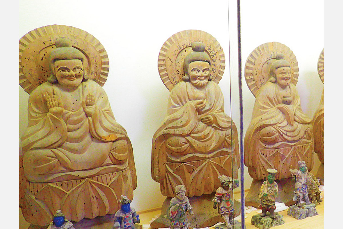 のせでん第1木曜ハイキング11月2日（木）開催。木喰上人の微笑み仏に癒されて 阿古谷毘沙門堂から 天乳寺・東光寺コース