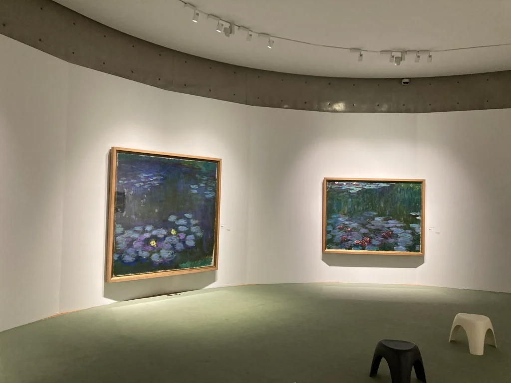 大山崎山荘美術館　モネ「睡蓮」