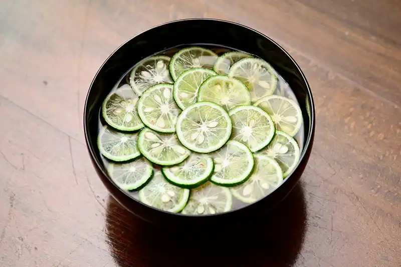 有馬土山人のすだち蕎麦