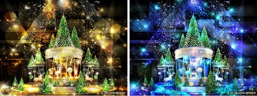 グランフロント大阪のクリスマスツリーライティングショー