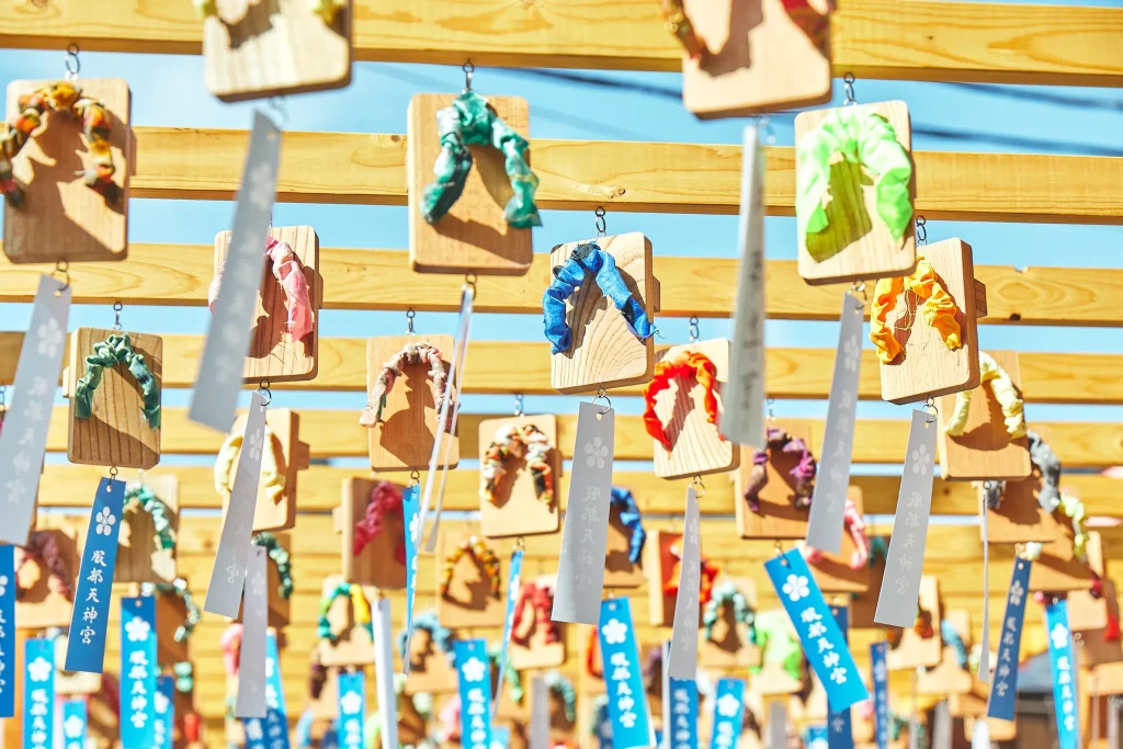 服部天神宮　下駄回廊