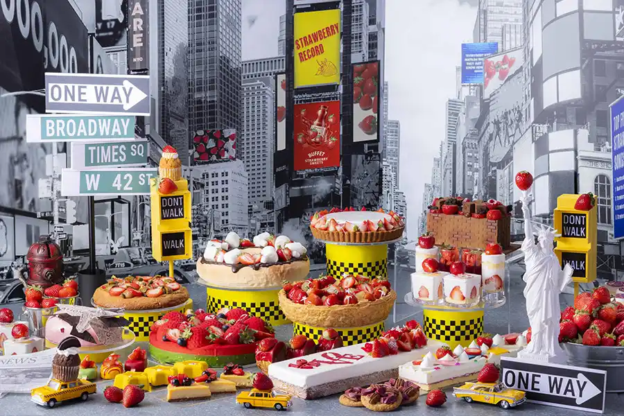 ヒルトン大阪のいちごビュッフェ