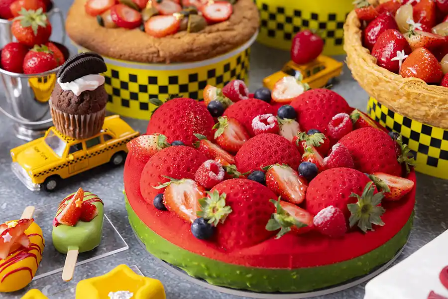 ヒルトン大阪のいちごビュッフェ