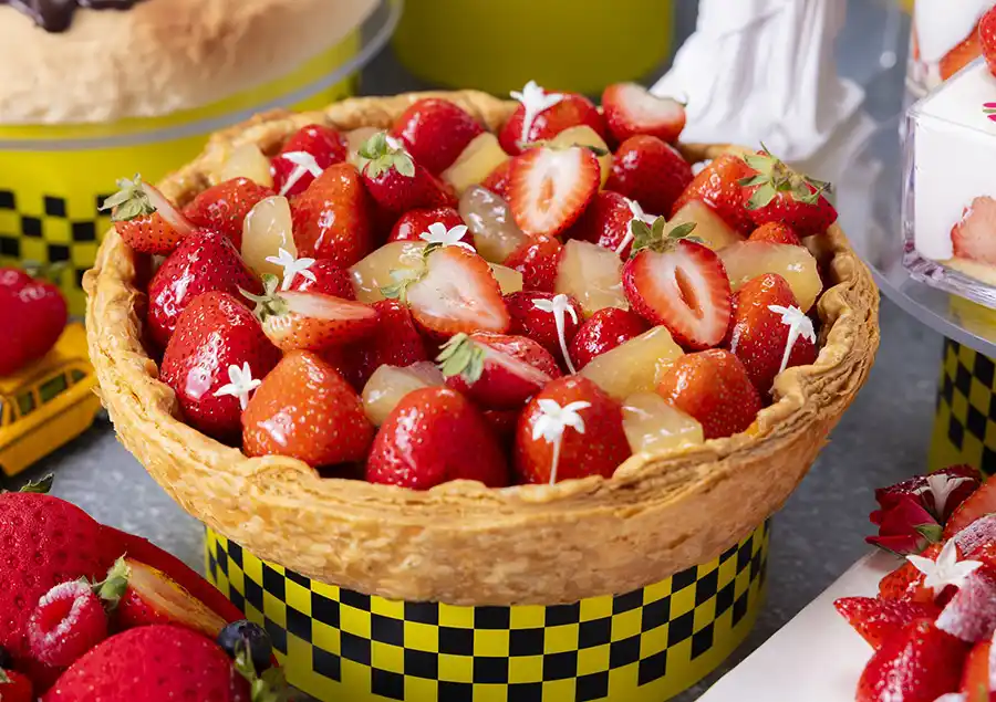 ヒルトン大阪のいちごビュッフェ