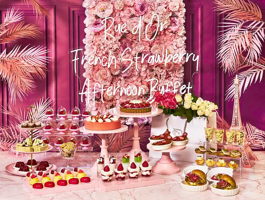 セントレジス大阪のいちごビュッフェ