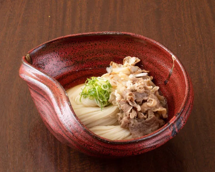 うどんばか十三東口店の一番人気肉かすうどん
