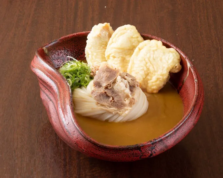 うどんばか平成製麵所十三東口店のとり天カレーうどん