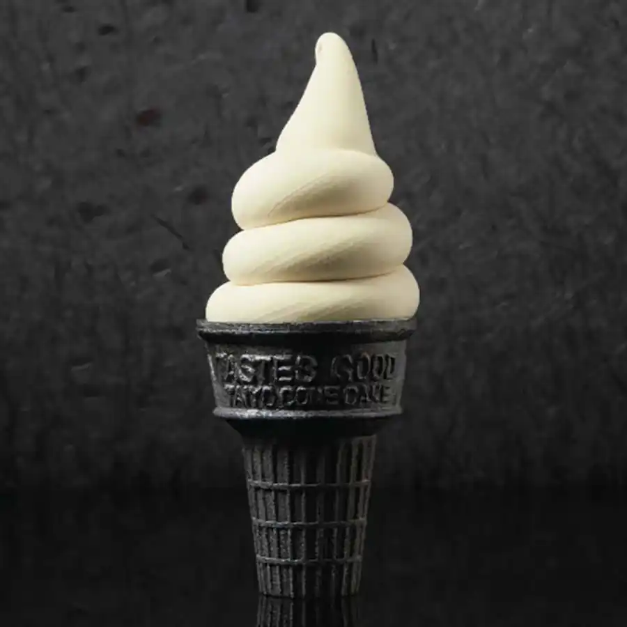 HISAYACAFEの焼き栗ソフトクリーム