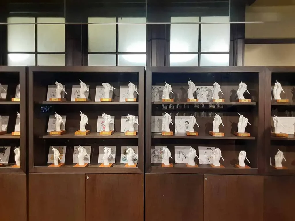 漫画ミュージアム 漫画家の手