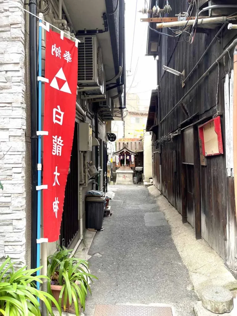 中崎町の街並み