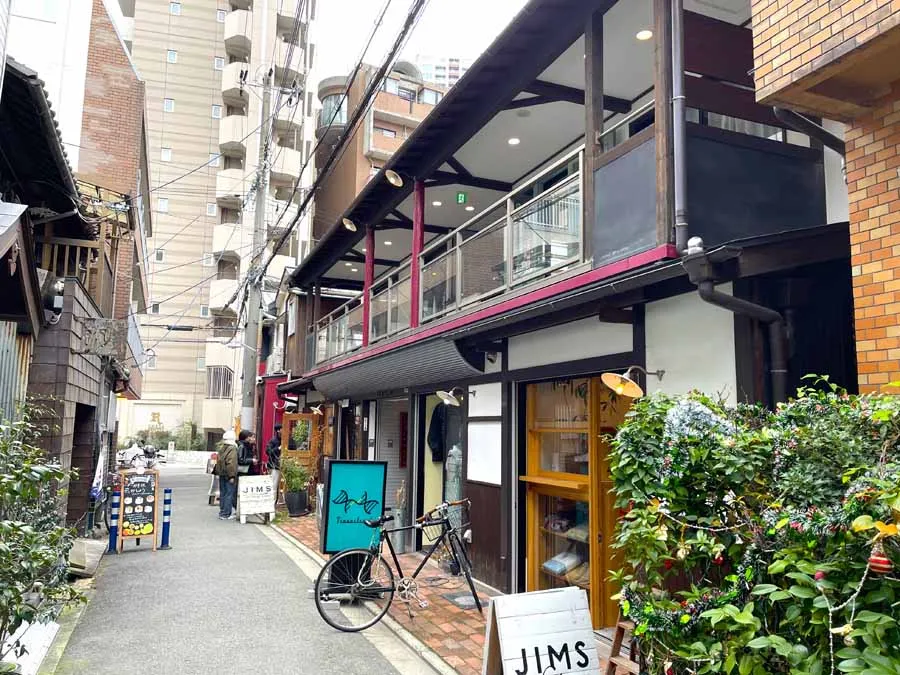 大阪中崎町の街並み