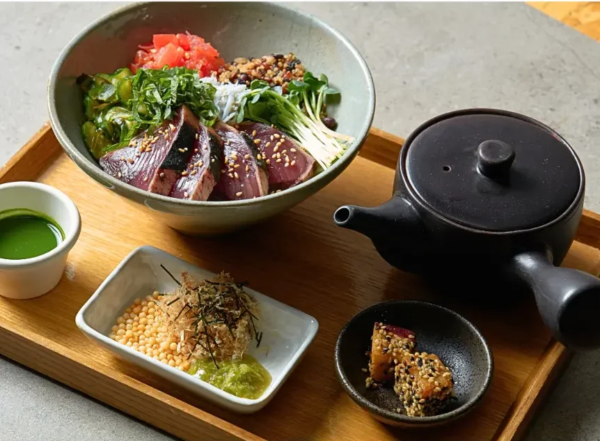 伊右衛門カフェの抹茶漬け