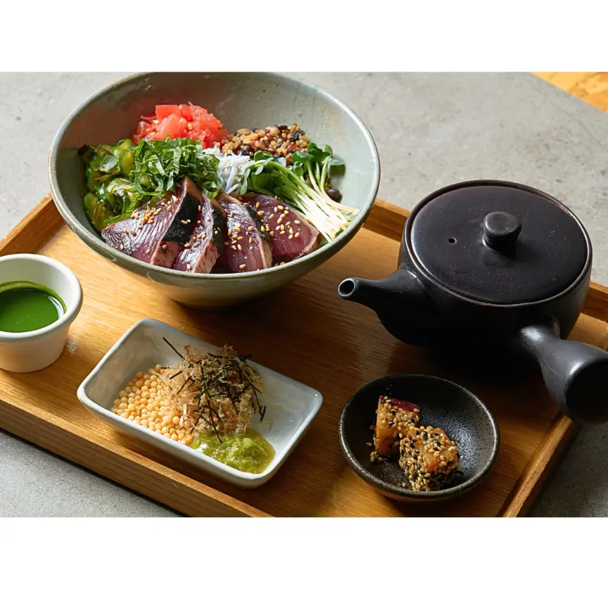 伊右衛門カフェの抹茶漬け