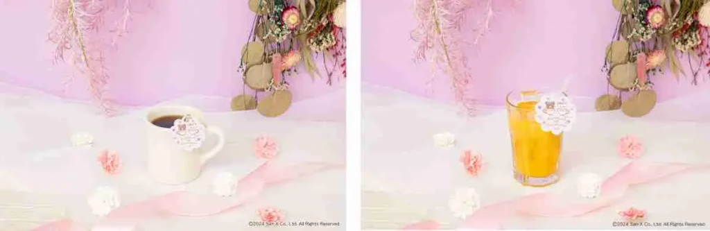 サイドドリンク（ホットコーヒー、オレンジ）