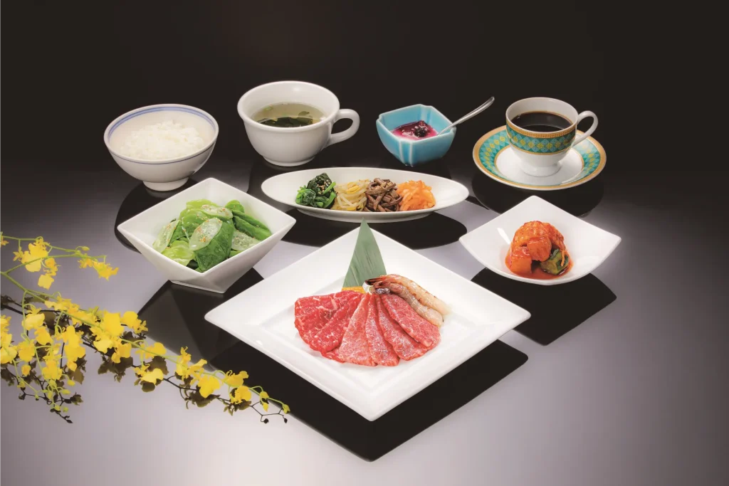 叙々苑ルクア大阪店ミックスランチ