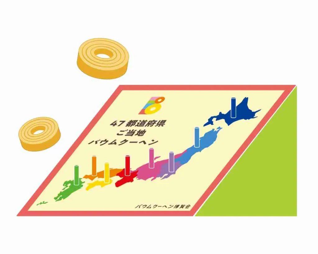 バウムクーヘン博覧会で実施される「バウム投げ」のイメージ画像