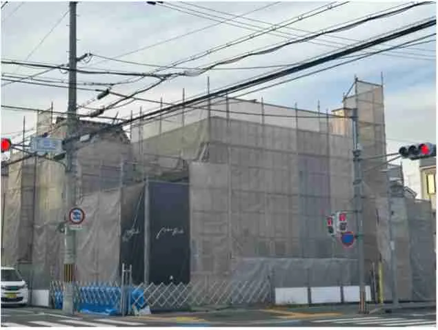 クロワッサンのおうち 建設中の店舗