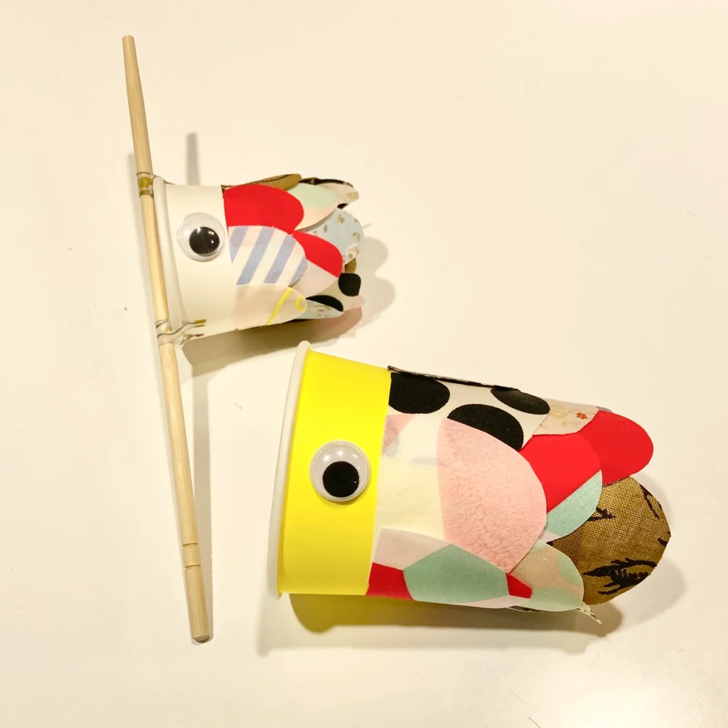 2023こどもカレッジの鯉のぼりづくり講座