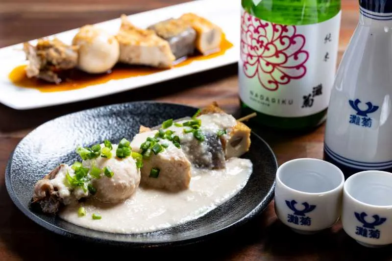 酒饌亭 灘菊かっぱ亭の大串おでん