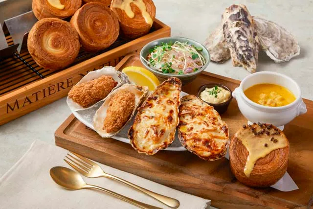 梅田ワーフの牡蠣ランチ