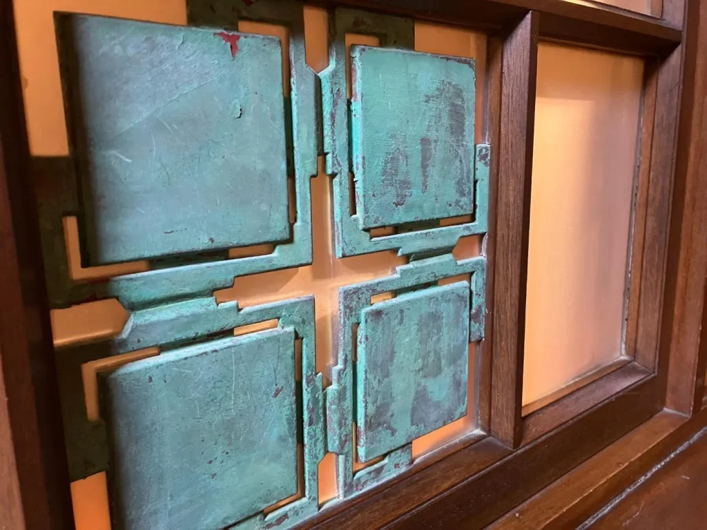 ヨドコウ迎賓館 飾り銅板