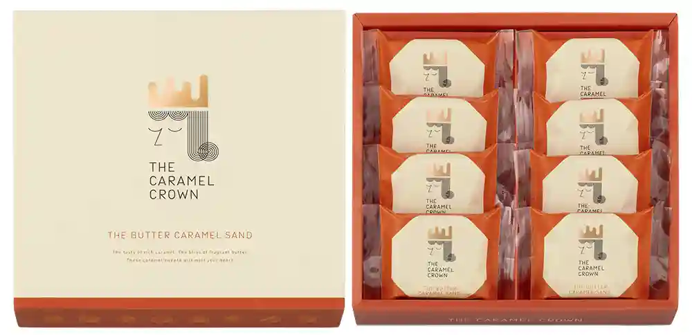 キャラメルクラウンのバターサンド箱入り