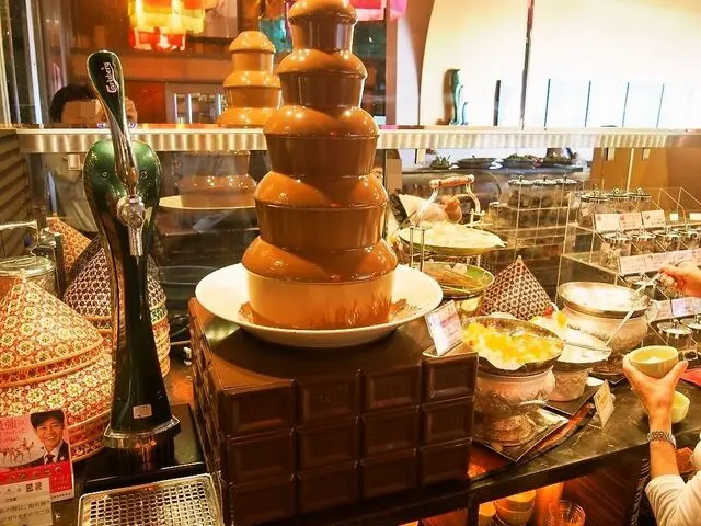 チェディルアンハービスENTのチョコレートフォンデュ