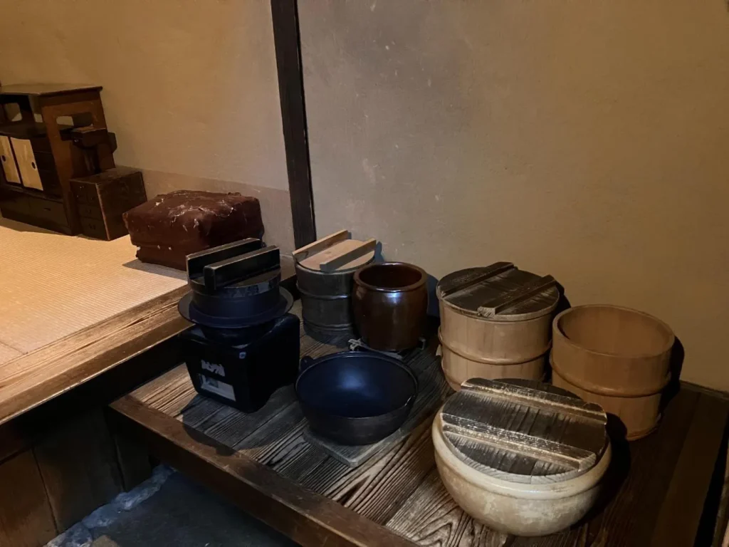 大阪くらしの今昔館　９階「大坂町三丁目」長屋のまち並み