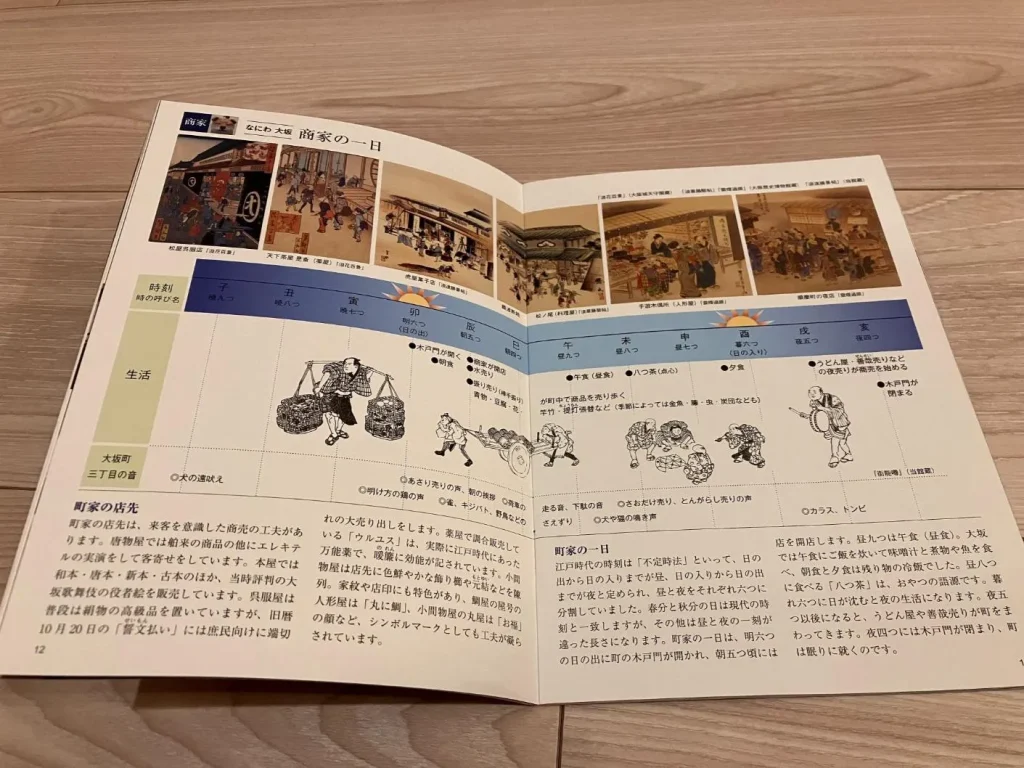 大阪くらしの今昔館　「大阪くらしの今昔館 逍遥指南書（税込300円）」