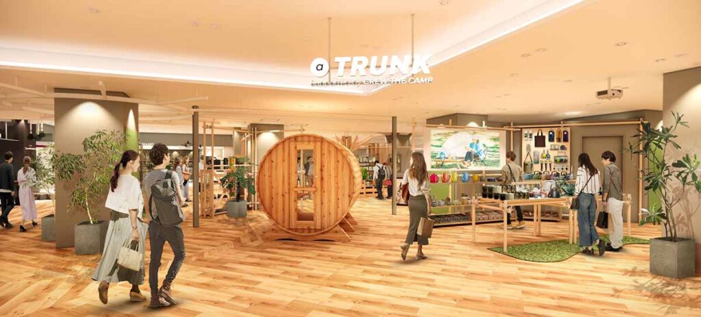 ＠TRUNKの売り場イメージ