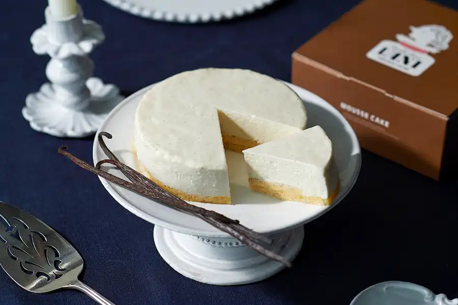 バニラの華やかな香りが楽しめるVANIのムースケーキ
