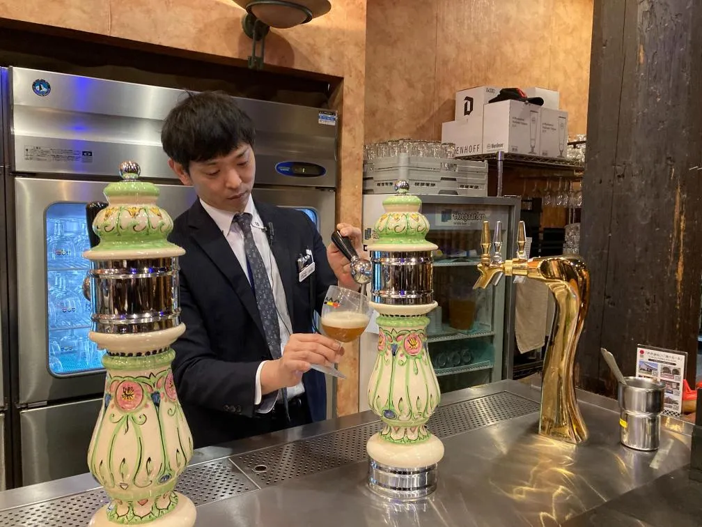 白雪ブルワリービレッジ長寿蔵　レストランビールサーバー