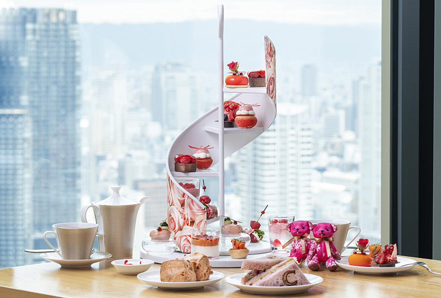 初夏のテーマはローズ＆ラズベリー！ホテル「コンラッド大阪」のアフタヌーンティーの期間限定メニューが登場