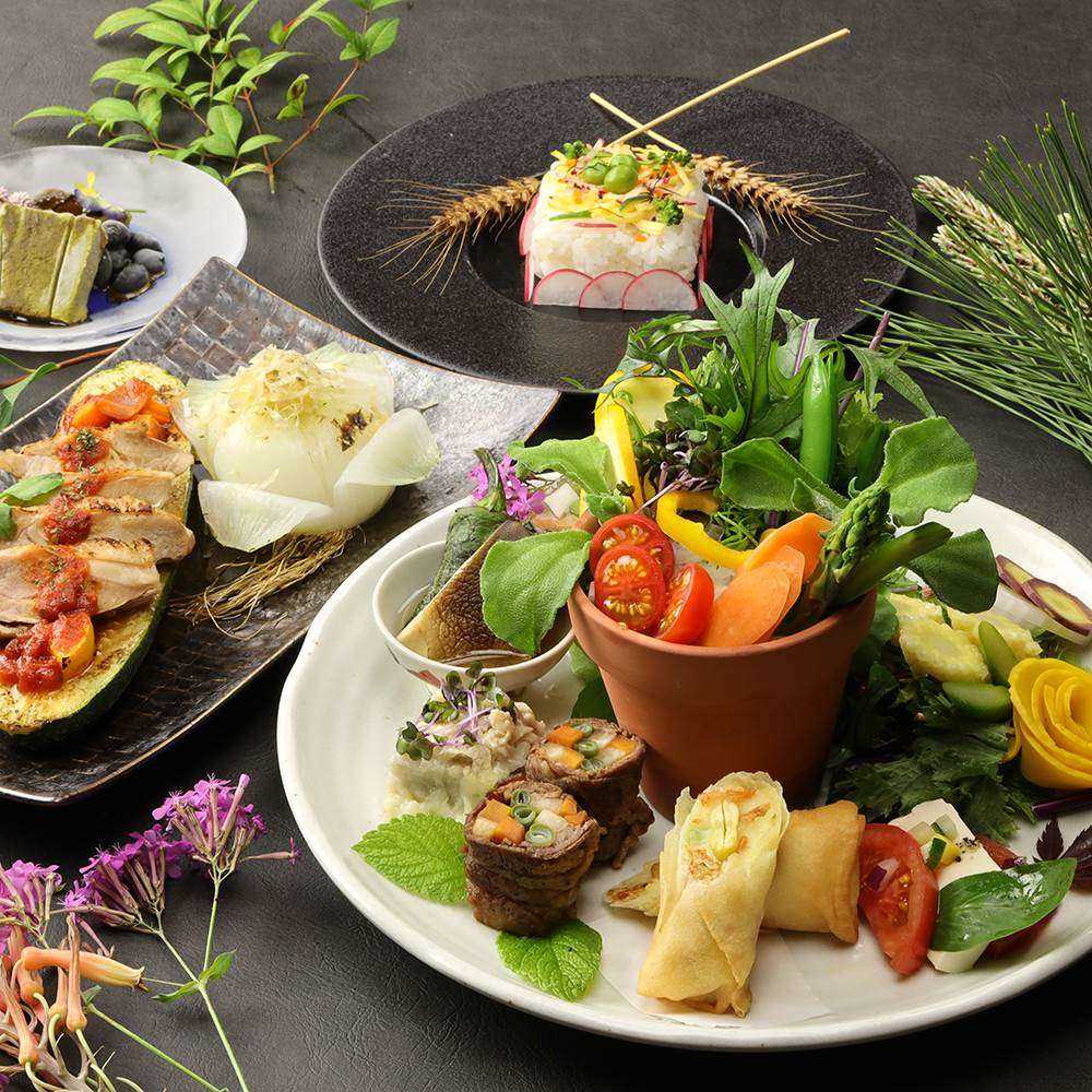 花様西梅田店の野菜スタンダードコース