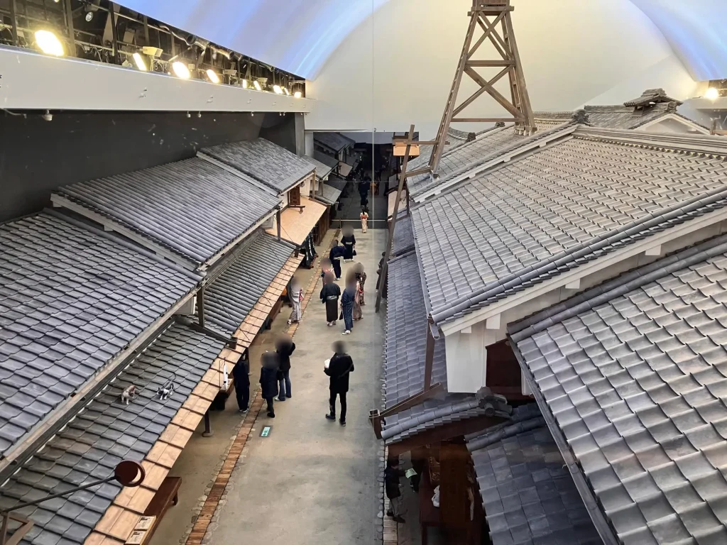 大阪くらしの今昔館　10階から見る「大坂町三丁目」