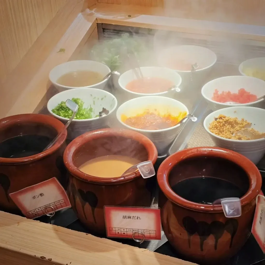 しゃぶ菜阪急三番街薬味＆タレバー