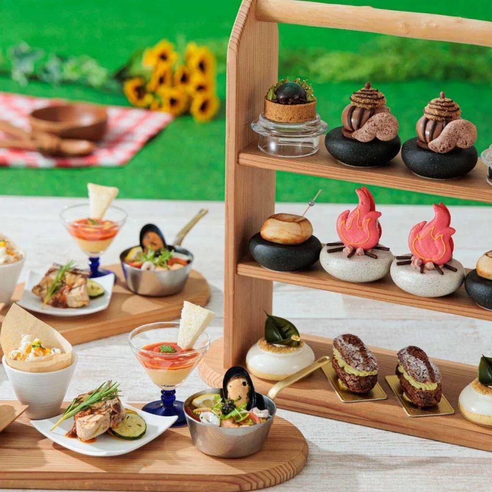 夏アフタヌーンティー大阪2024 ロビーラウンジ/都シティ 大阪天王寺