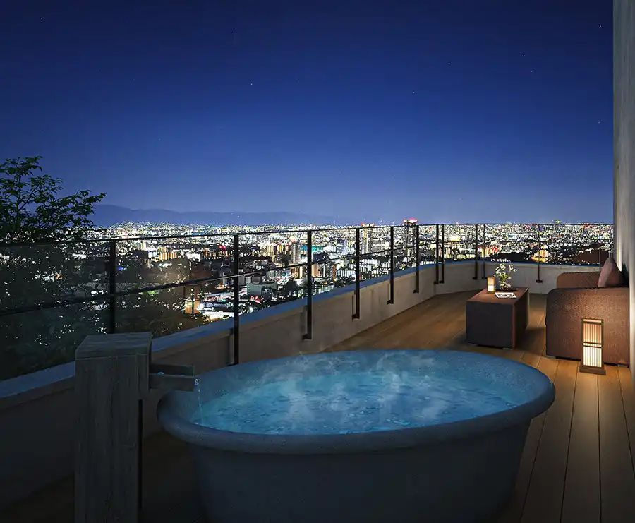 大阪・箕面の旅館「山荘風の杜」がリニューアル。露天風呂付き客室などワンランク上の空間に