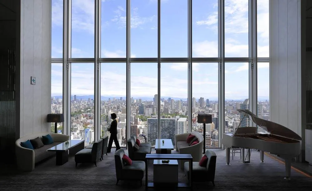 マリオット都ホテルのラウンジ