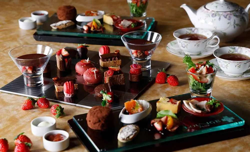マリオット都ホテルのいちごアフタヌーンティー