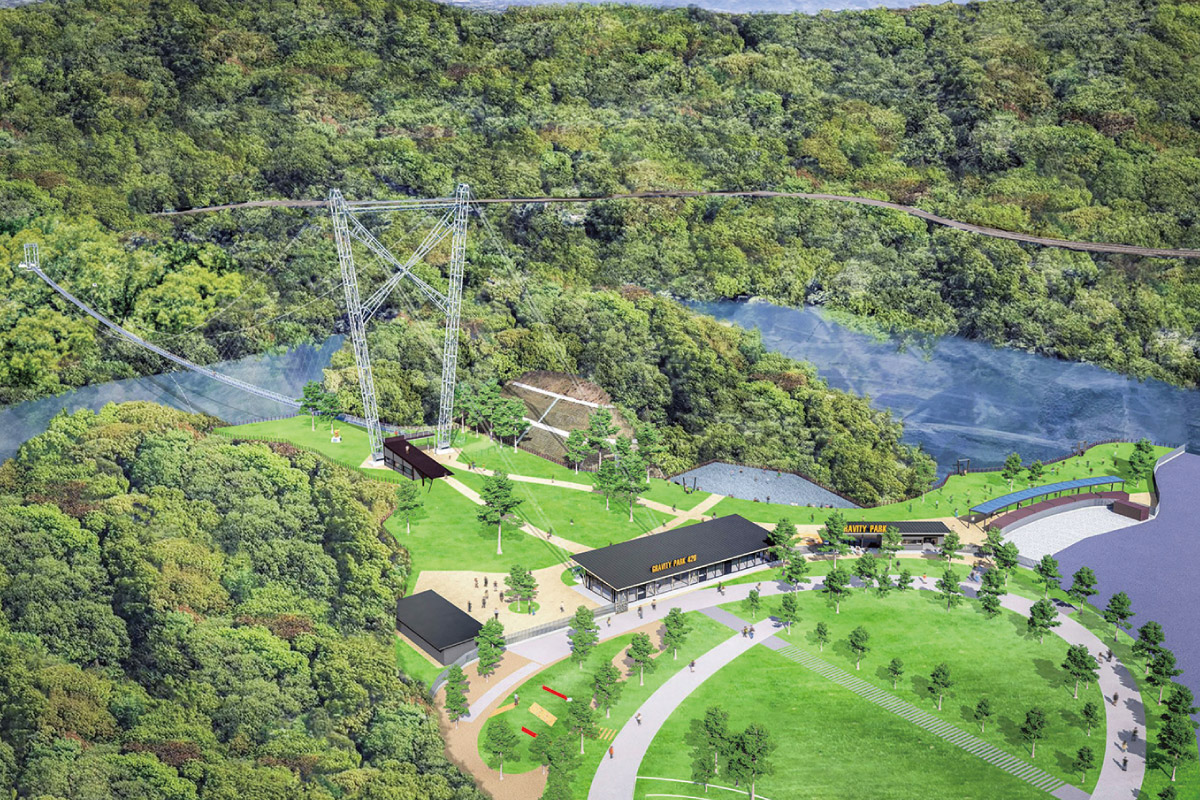 茨木「ダムパークいばきた」内に「GRAVITATE OSAKA（グラビテートおおさか）」が3月17日オープン。日本最長！歩行者専用吊り橋から眺める絶景