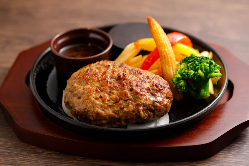 meat labの石窯焼きハンバーグ