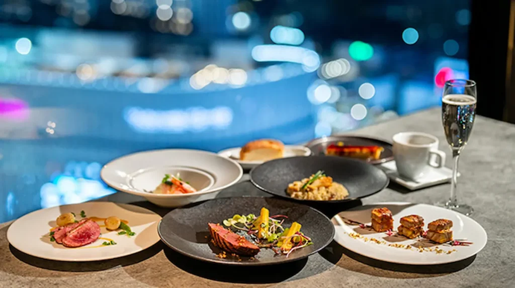 CRAFT BEER HOUSE molto!! 梅田店の料理と夜景